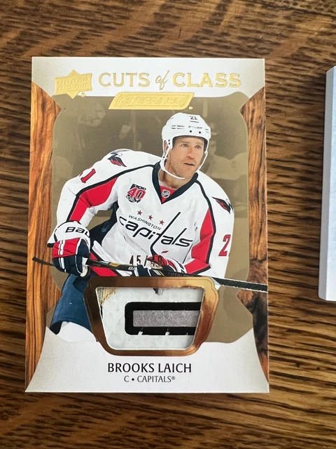 2024-25 UPPER DECK ENGRAINED ICONS CUTS OF CLASS GUSTICK GOLD BROOKS LAICH /49