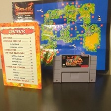 Breath of Fire SNES - Game Cartridge w/ Manual & Map (TESTED WORKING)