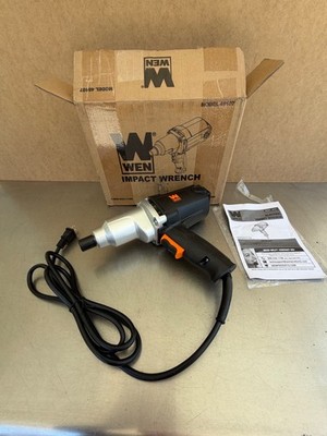 WEN 48108 7.5A 450 Ft-lb Two-Direction Impact Wrench w/ 1.5In Hog Ring Anvil