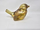 Fenton Art Glass Iridescent Hand Painted 50th Anniversary Bird