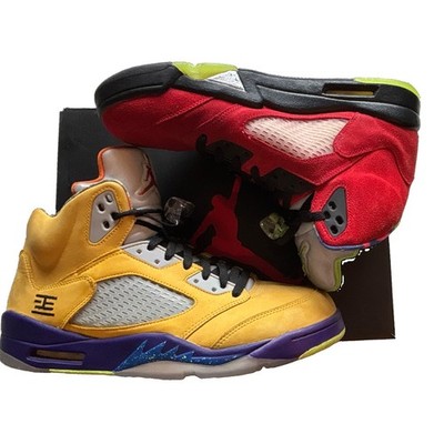 Jordan Air Jordan 5 Mid Top Herren Sneaker Wildleder Mehrfarbig EU 46