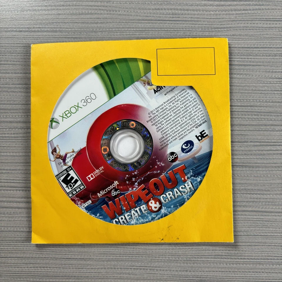 Wipeout Create & Crash Xbox 360 Video Game Disc Only Tested Activision Family Pa - Image 4 of 4