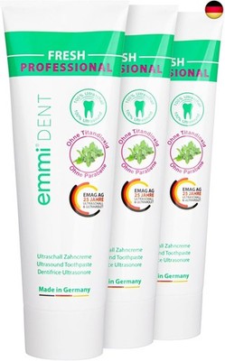 Emmi-dent Ultraschall Zahncreme ''Fresh'' ? Pfefferminz-Geschmack ? Ideal für 