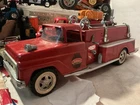 PRESSED STEEL TONKA PUMPER TRUCK  1959. 17 Inch