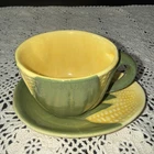 Shawnee Corn Cup And Saucer Vintage USA 90 91