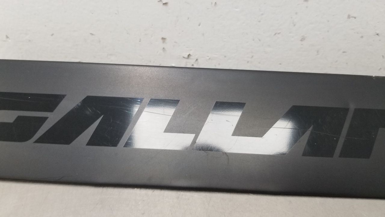 2004 LAMBORGHINI GALLARDO ROCKER PANEL DOOR SILL SCUFF PLATE TRIM SET PAIR BLACK