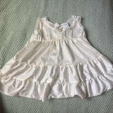 Vintage Her Majesty Ruffled Slip 12 Months Made In USA