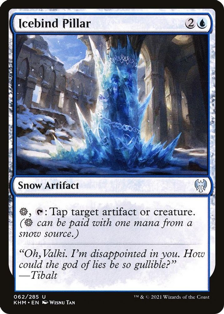2021 Magic: The Gathering: Kaldheim - Icebind Pillar (#62, U, Near Mint)