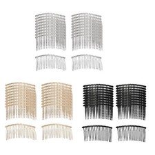 20 Pieces Bridal Wedding Veil Combs for Women Girls Metal Wire Hair Combs