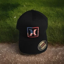 hurley men’s Hat- Reflect Icon Brim Baseball Cap- L/XL Black