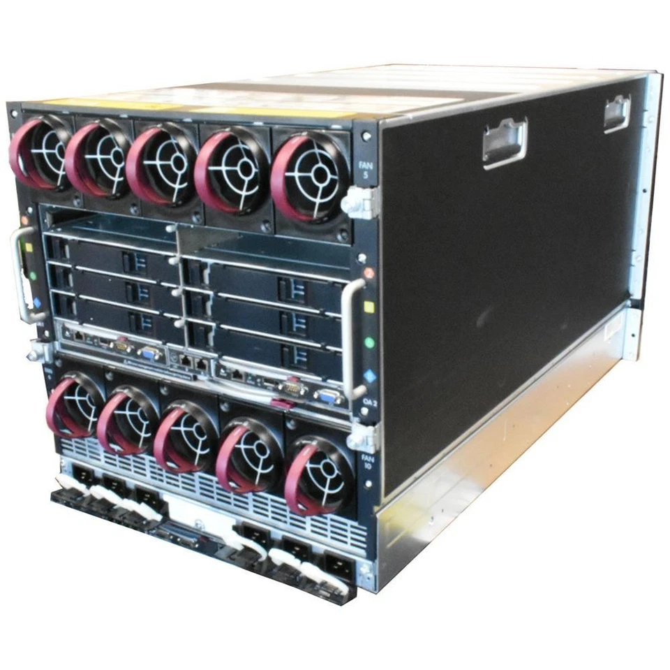 HP BladeSystem c7000 Enclosure 507019-B21 Chassis 2x 503826-001 6x PWS - Bild 3 von 4