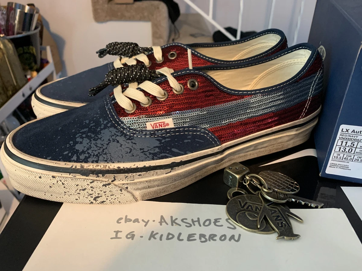 Vans Authentic 44 LX White Blue for sale | eBay