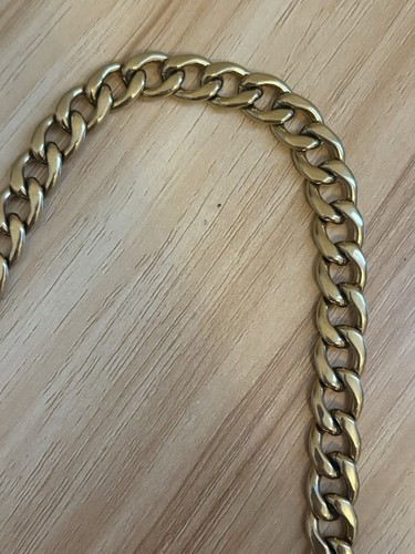 Vintage Juicy Couture Necklace Chunky Puffy Heart & J Charm Gold Tone W/ Toggle - Picture 14 of 22