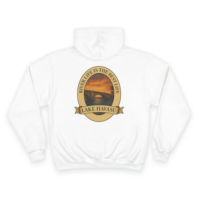 Hoodie, Lake Havasu 'River Life Is The Best Life', Champion Pullover