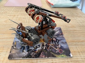 Updated -LEGO Vikings: Viking Double Catapault Vs.  Armoured Ofnir Dragon (7021)