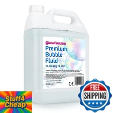 Premium Bubble Solution 169 oz – Non-Toxic, Ready-to-Use Bubble Fluid for Kids
