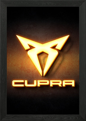 CUPRA Logo Framed Wall Art Poster Canvas Print Picture