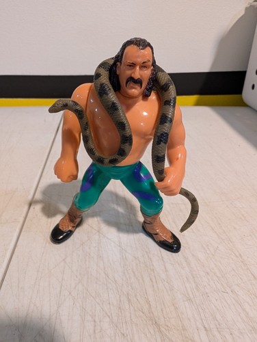 1991 Hasbro WWE/WWF Jake the Snake Roberts w/snake...