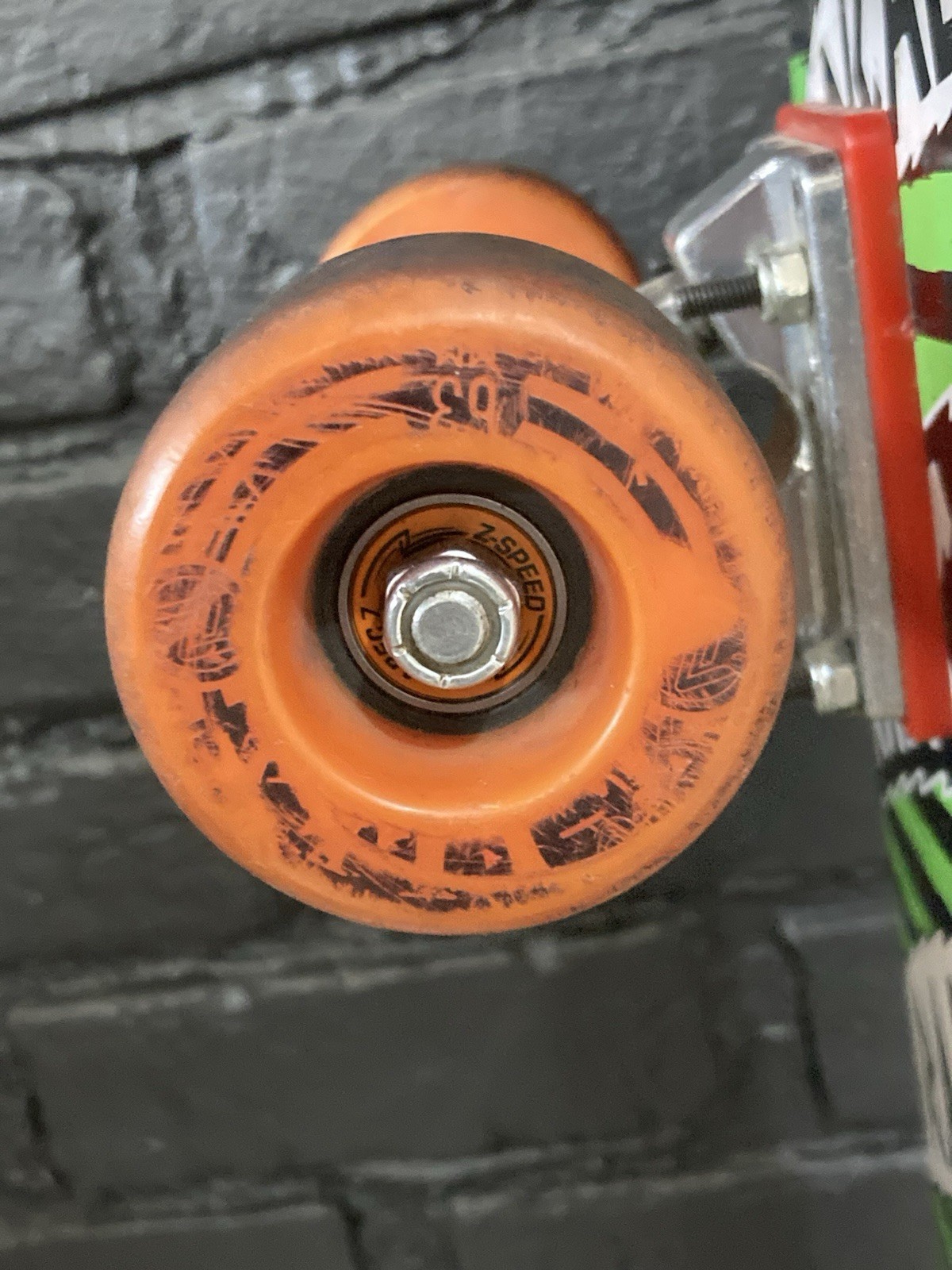 Z-FLEX ALWAYS RADICAL Graphic Reissue Cruiser Skateboard Factory Complete -USED