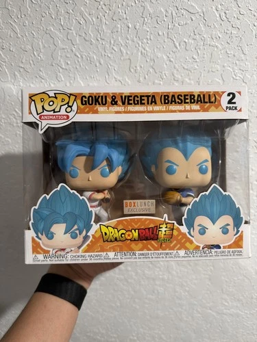 GU Funko Pop Vinyl Figure Dragon Ball Z Goku & Vegeta (Baseball) BoxLunch