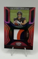 2025 Panini Certified - New Generation Jerseys Mirror Colston Loveland Red /99 