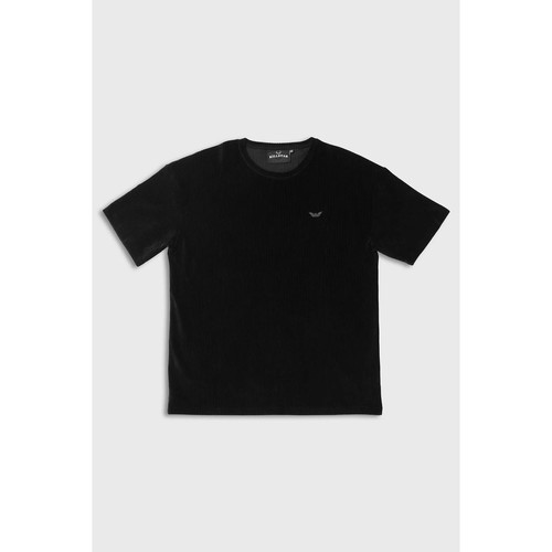 Devils laze Killstar t shirt in velluto a coste uomo XS