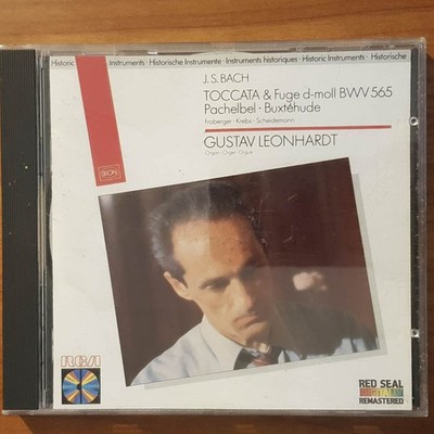 GUSTAV LEONHARDT js bach toccata & fuge bwv 565 SONOPRESS GERMANY NM/VG+