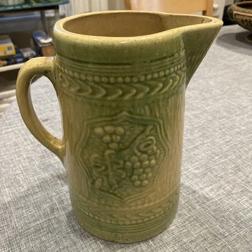 Early McCoy Stoneware Pitcher salt glazed