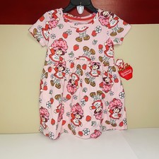 Girls Strawberry Shortcake Dress Size 3T GREAT For Valentines Day NEW