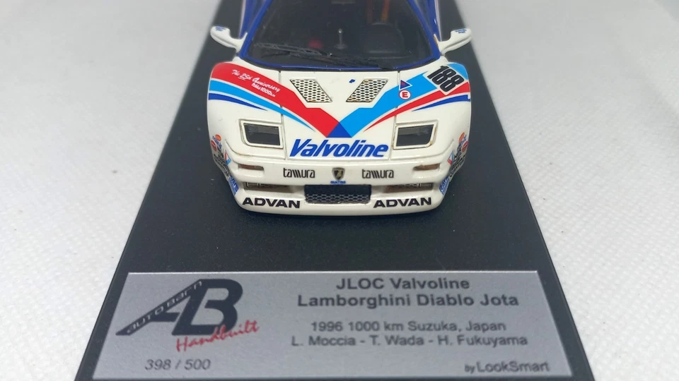 Lamborghini Diablo Jota nr. 188 1000 km Suzuka 1996 1/43 AB AutoBarn LookSmart - Immagine 4 di 4