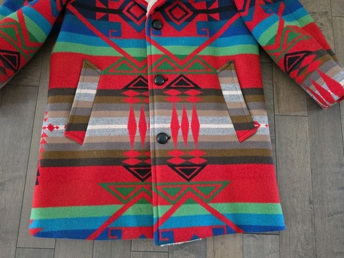Vintage Pendleton High Grade Western Wear Aztec Southwest Wool Jacket SIZE 40 - Picture 5 of 12
