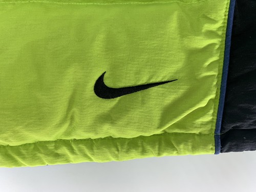 Vintage 90s Nike ACG Quilted Neon Green Puffer Down Jacket Men’s Size Medium - Picture 4 of 18