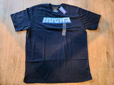 Fortnite Bugha T Shirt BUGHA Black T-Shirt XLARGE Gamer Merch Logo