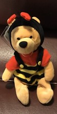 DIsney Winnie the Pooh  Bumble Bee  Plush 8" NWT