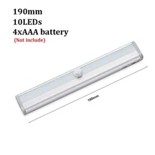 Smart Motion Sensor LED Night Light 6/10 LEDs 98mm 190mm Human body induction