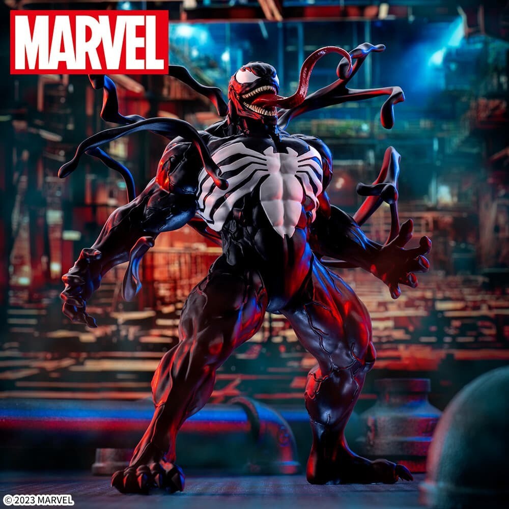 VENOM SPIDER-MAN Luminasta フィギュア 7点 MARVEL COMICS Black Costume Spider-Man & Venom Luminasta Figure