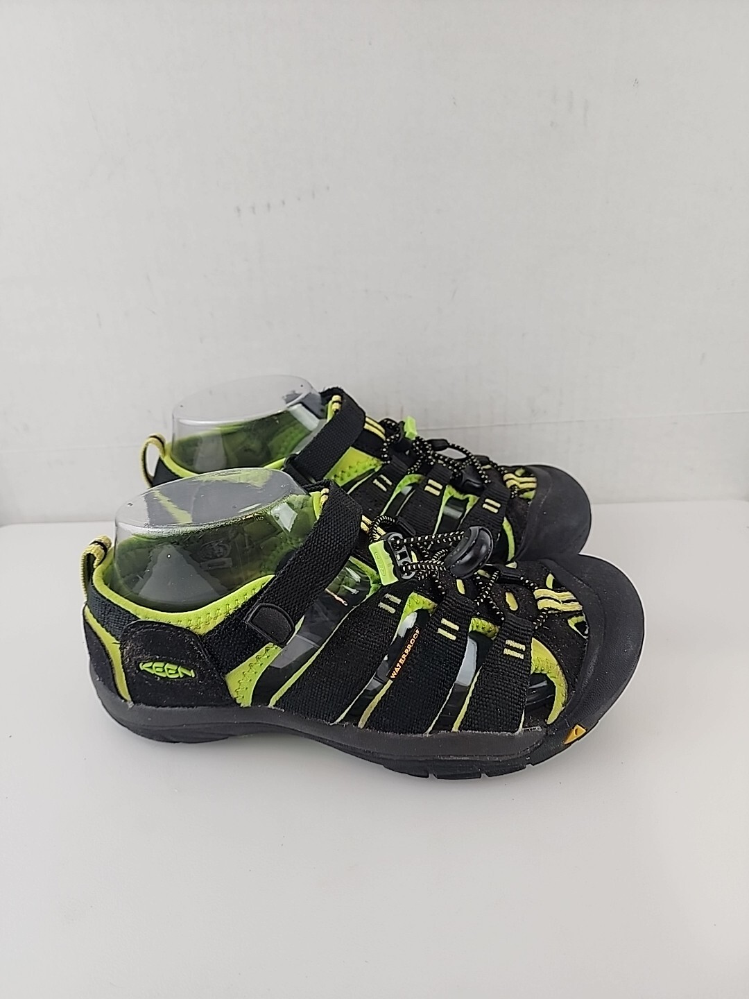 Keen Shoes Sandali Nero Verde Neon Acqua Escursionismo Giovanile Taglia 5
