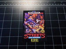 Streets of Rage Sega Genesis case / box art video game vinyl decal sticker