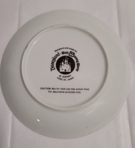 2 Walt Disney World Collectors Plates Set Princess Castle Cinderella Japan EUC - Picture 5 of 7