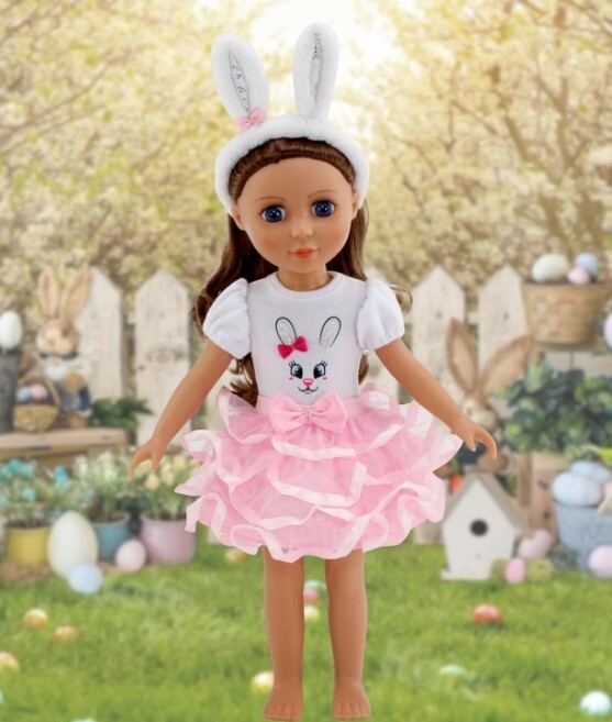WW Easter & Spring Collection, Pink Bunny Dress & Rabbit Ear
