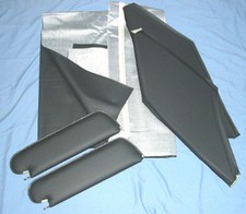 1968-72 Nova New Headliner Visors Black Basket Weave
