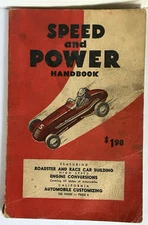 Vintage 1950 Speed & Power Roadster Race Car Building CA Automobile Customising