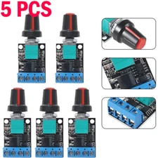 5PCS 10A PWM 5/9/12V DC Motor Speed Control Governor Speed Regulator Module