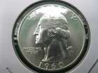 1960 Washington Quarter Dollar Gem BU! #182501