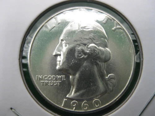 1960 Washington Quarter Dollar Gem BU! #182501