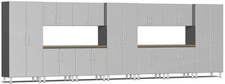 Ulti-MATE Garage UG22132S 13-Piece Cabinet Kit in Stardust Silver Metallic