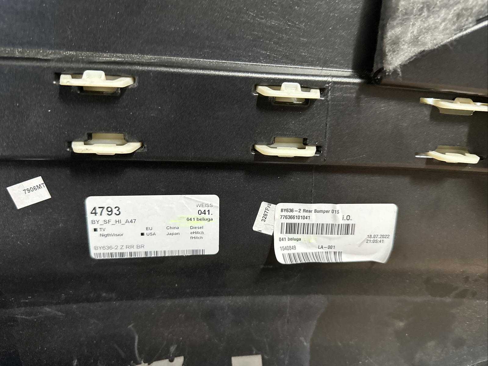 2020 2021 2022 Bentley Bentayga 2nd Gen  Rear Bumper Cover OEM 36A807301G 20-22