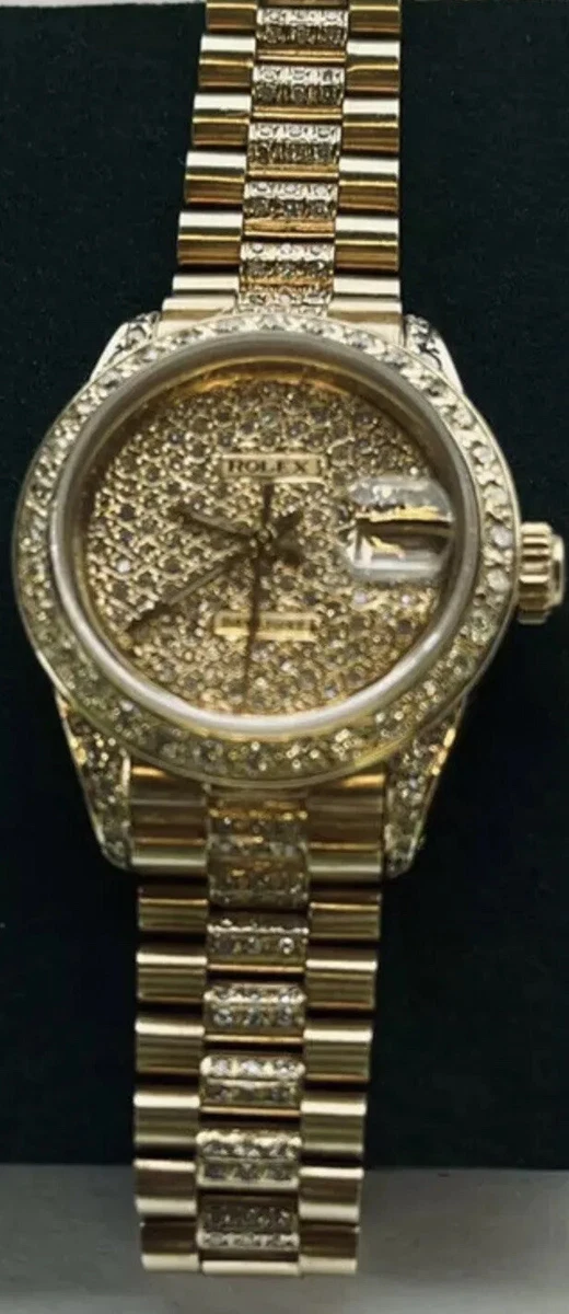 ROLEX Appraisal Included Gorgeous Yellow Gold and diamonds