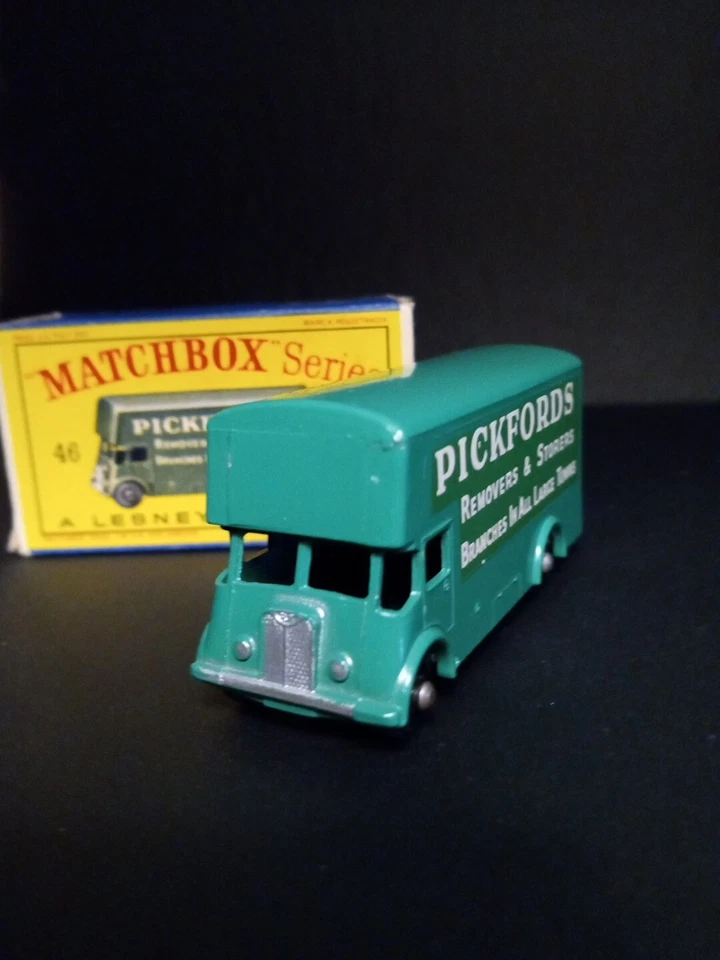 Matchbox #46B Pickfords Removal Van VNM In Solid  Original D  Box - Image 2 of 4