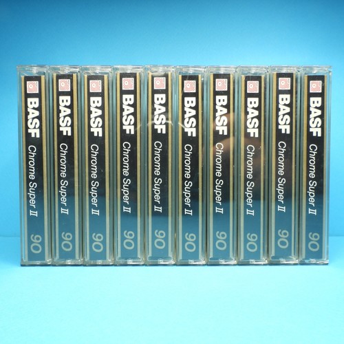 🙈 10x BASF Chome Super II 90 * Type 2 * Cassettes Kassetten кассеты * 1988 - Bild 3 von 6